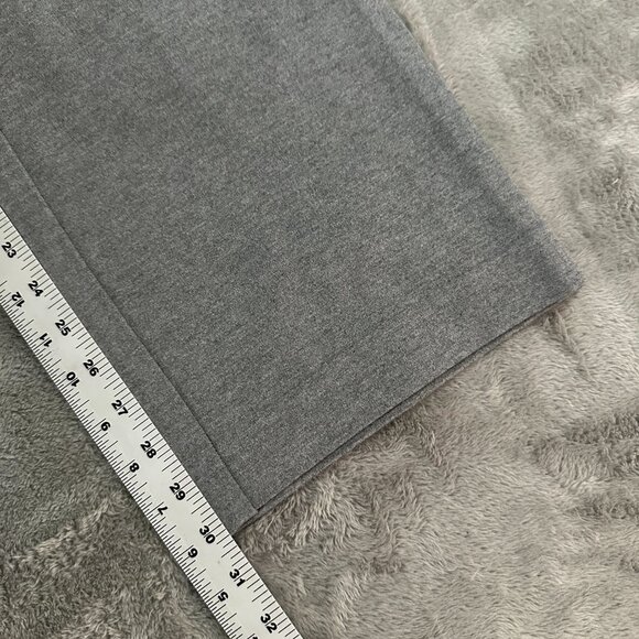 NWT Coldwater Creek Gray Straight Leg Pull On Ponte Knit Pants LARGE - Picture 5 of 6